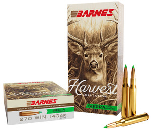 Barnes Bullets Harvest 270Win 140gr Sierra Tipped GameKing 20 Rounds