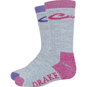Drake Youth Merino Wool Blend Boot Socks - 2 Pack