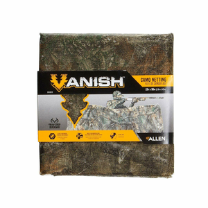 Vanish Camo Netting for Ground Hunting Blinds 12' x 56", Realtree Edge Camo
