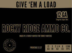 Rocky Ridge Ammo 12G 3" 2 1/4 Oz #9