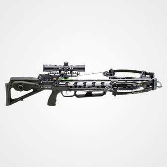 TenPoint Turbo X Crossbow with RangeMaster 100 Scope ACUslide Moss Green
