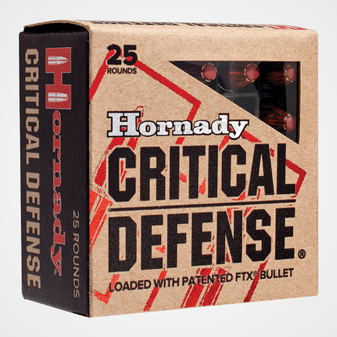 Hornady Critical Defense .357 Mag 125 gr Flex Tip Expanding 25 per box