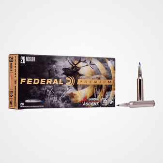 Federal Premium 28Nosler 155gr Terminal Ascent 20 Per Box