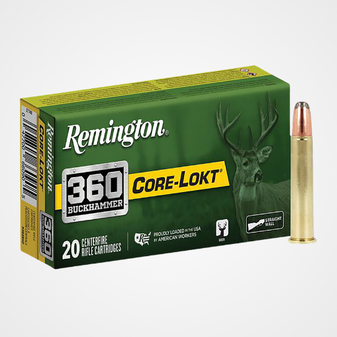 Remington Ammunition Core-Lokt 360Buckhammer 180gr Soft Point Core Lokt 20 Per Box