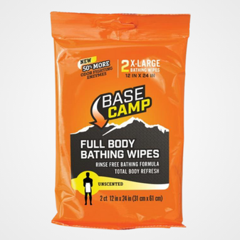 Dead Down Wind Base Camp Scent Elimination Full Body Bathing Wipes 2pk