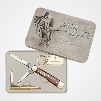 BROWNING KNIFE TIN, JOHN M BROWNING 25 BROWNING KNIFE TIN, JOHN M BROWNING 25