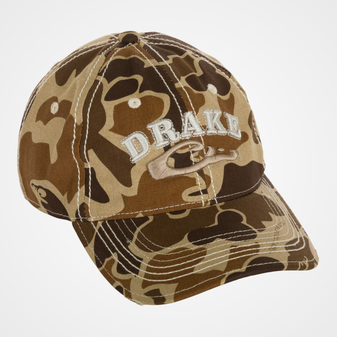 Drake Distressed 6 Panel Ball Cap