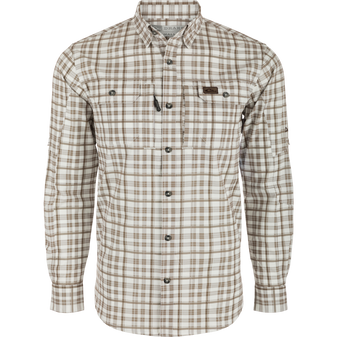 Drake Hunter Creek Window Pane Plaid Shirt Long Sleeve