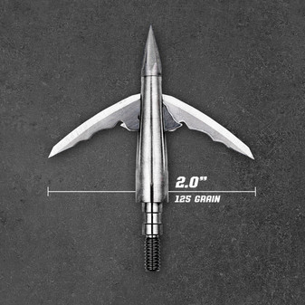Beast Broadhead 100gr 2" 3pk Titanium Beast Broadhead 100gr 2" 3pk Titanium