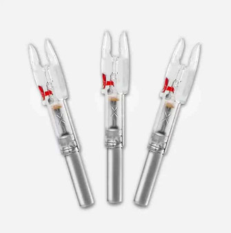 DoubleTake Archery Halo Nock Lighted 3 Pack Multi Fit Red