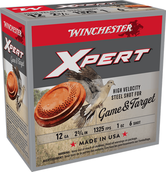 Winchester Super-X 12 Gauge 2 3/4" Shotshells | 1 oz #6 Lead Shot | 25-Round Box