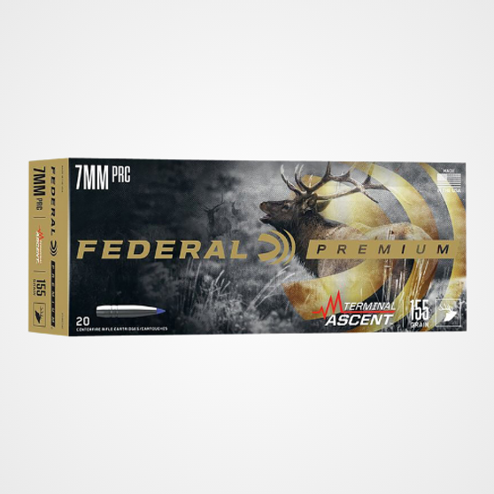 Federal Premium Terminal Ascent 7mmPRC 155gr 20 Per Box