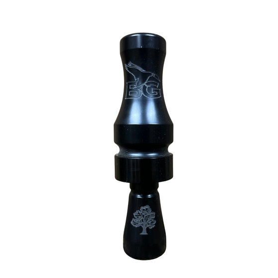 Buck Gardner Tall Timber Acrylic & Wood Single Reed Duck Call – Black