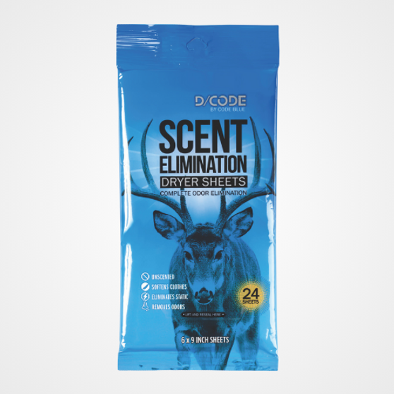 Code Blue D-code Odor Eliminator Dryer Sheets