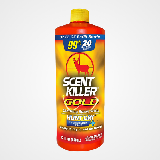 Wildlife Research Scent Killer Gold Spray Refill Odorless Scent 32 oz Bottle