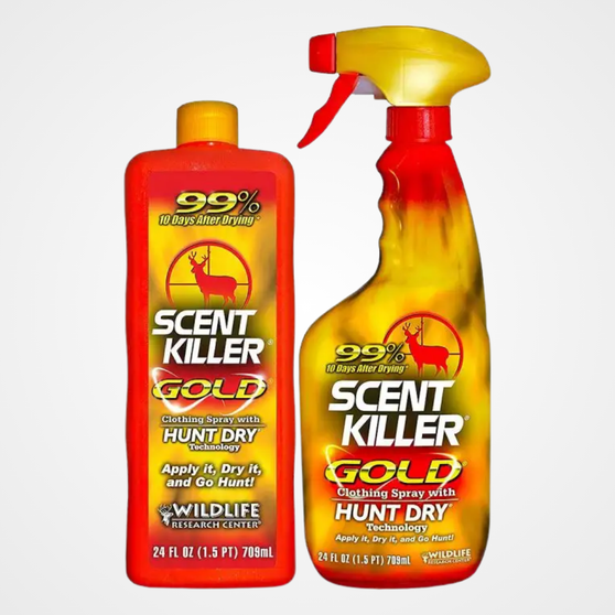 Wildlife Research Scent Killer Gold 24oz Elimination Combo Clothing Spray