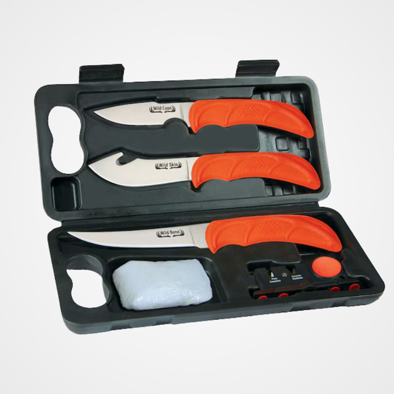 Outdoor Edge Wild-Lite Compact 6 Piece Butcher Game Processing Kit