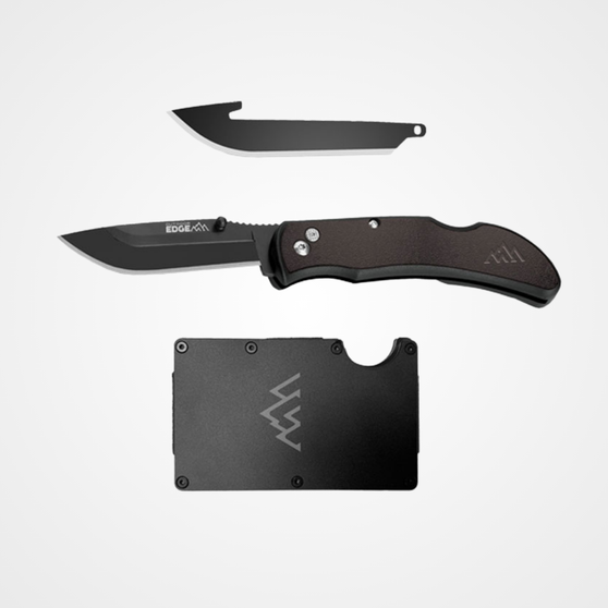 OUTDOOR EDGE RAZOR CARRY 3" W/ WALLET & 2 BLADES OUTDOOR EDGE RAZOR CARRY 3" W/ WALLET & 2 BLADES