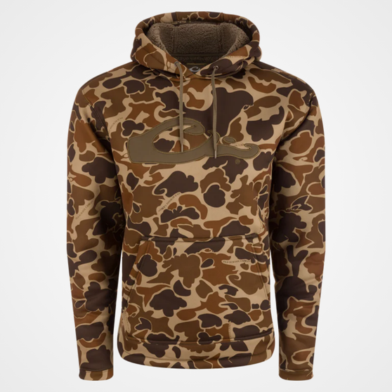Drake LST Silencer Fleece-Lined Camo Hoodie
