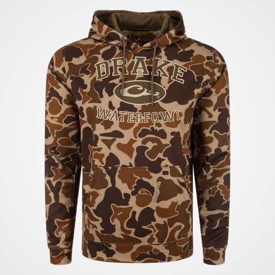 Drake MST Performance Logo Fleece-Lined Camo Hoodie
