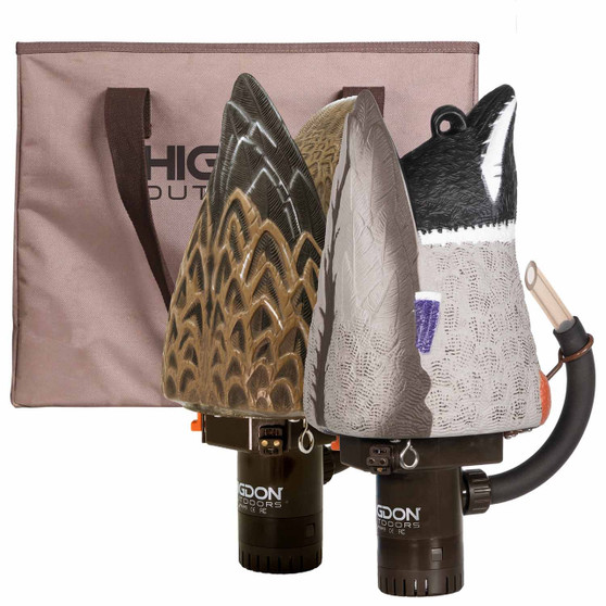 Higdon Pulsator PRO Drake and Hen Combo with 2-Slot Decoy Bag