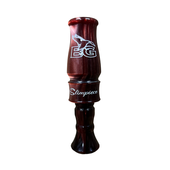 Buck Gardner Slimpiece Acrylic Duck Call – Black Cherry Pearl