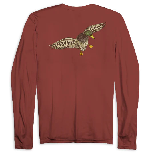 Prairie Oaks Waterfowl Cupped Up Long Sleeve Tee