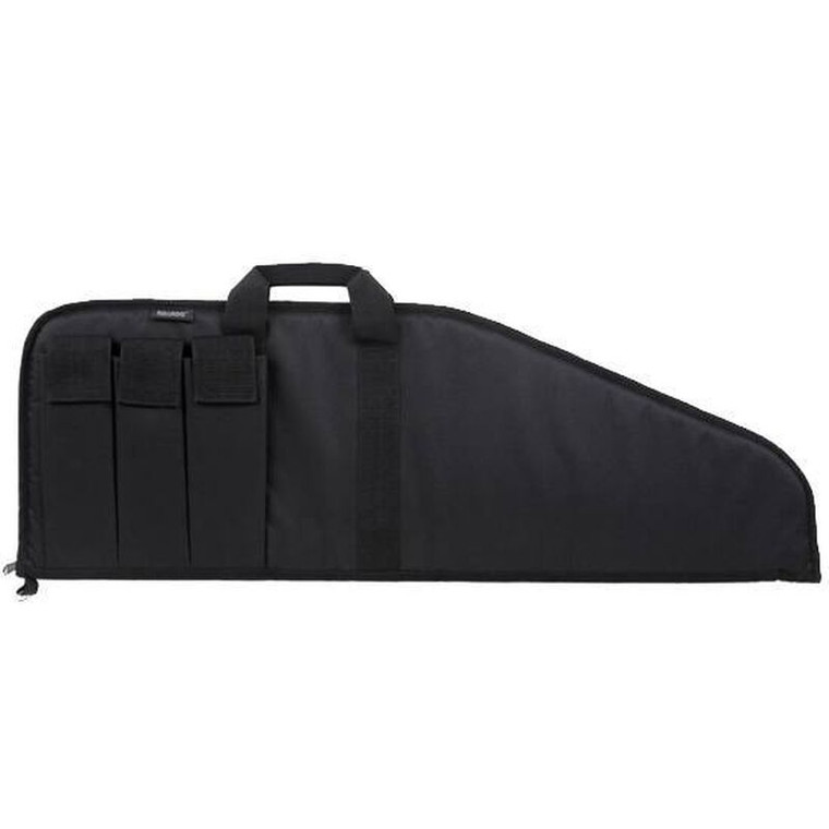 Bulldog Cases Pit Bull Tactical Case 38" Nylon Soft Padding Extra Magazine Pouches Velcro Flaps Floats Black