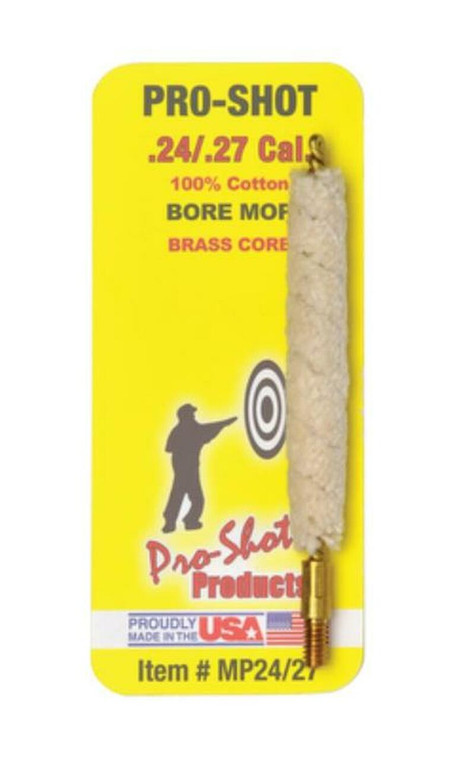 Pro Shot .24 - .27 Caliber Cotton Bore Mop MP24/47