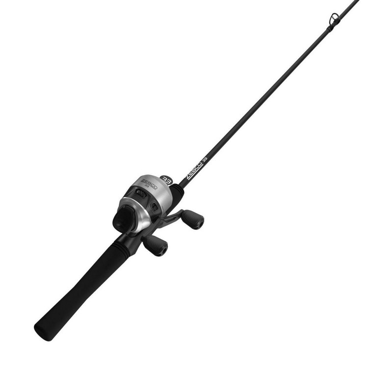 Zebco 33 Spincast Combo 6 Foot Silver