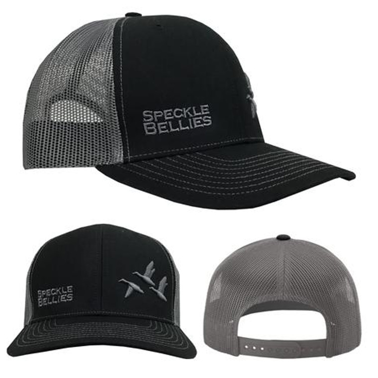 Critter Brooke Designs 3 Geese Puff Logo Hat