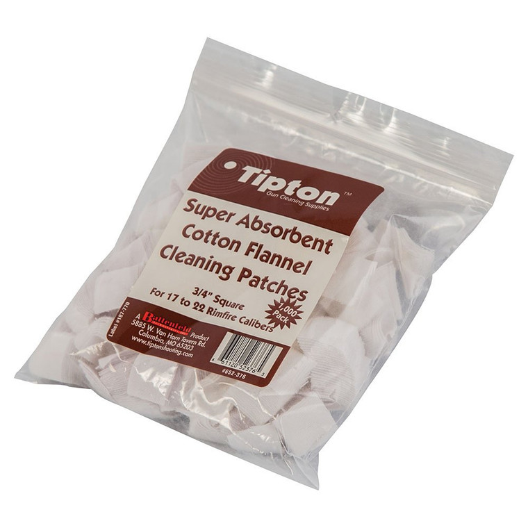 Tipton .75" Cleaning Patches 100 Pack
