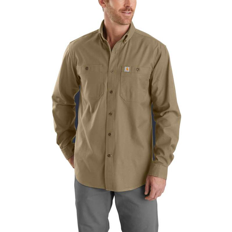 Carhartt Men's Rugged Flex Canvas Long-Sleeve Shirt