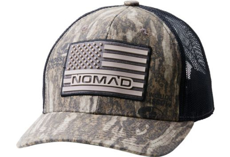 Nomad Camo Country Hat With Flag Patch