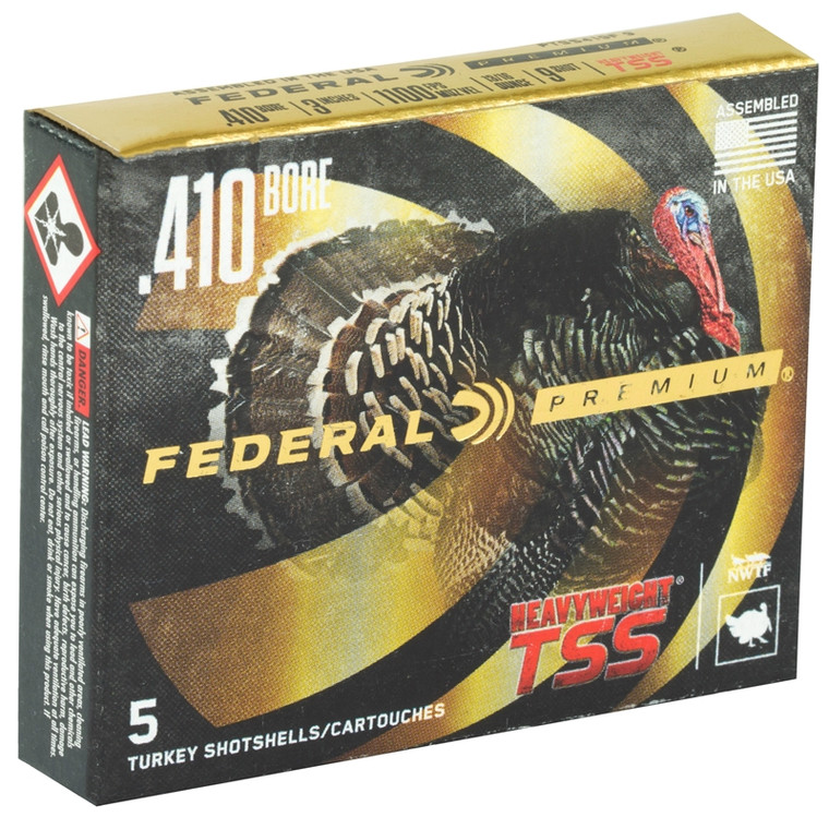 Federal Premium Heavyweight TSS 410 Gauge 3" #9 Shot 13/16oz 5 Rounds