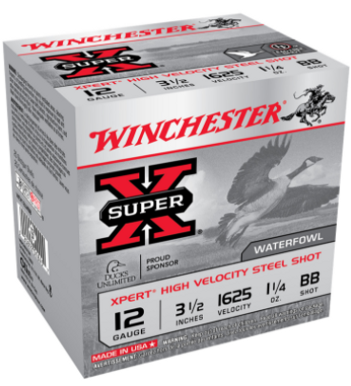 Winchester Super X 12 Gauge 3 1/2" 1 1/4oz #2 25 Rounds