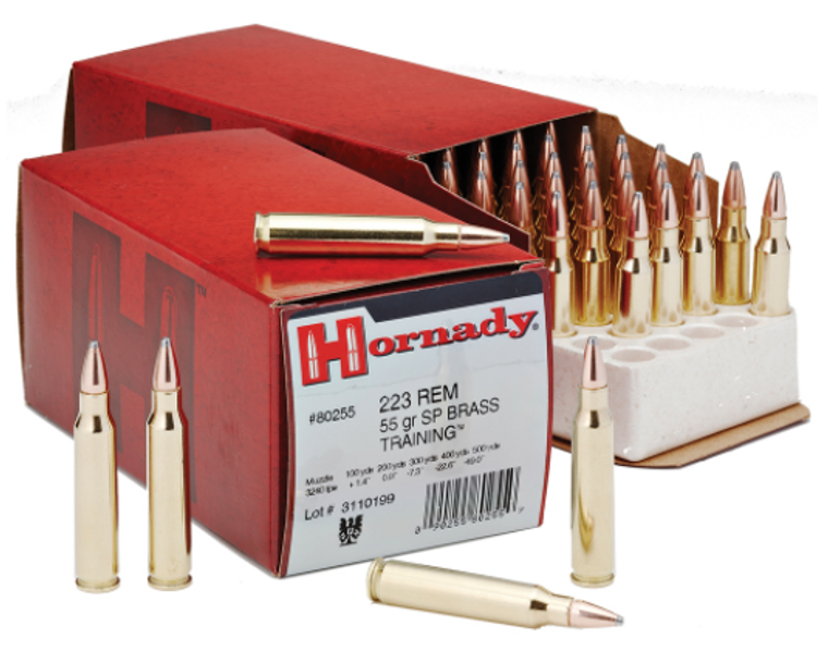 Hornady Custom 223 Rem 55 Grain 50 Rounds Spire Point