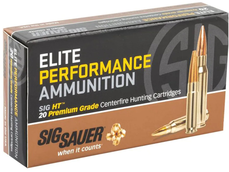 Sig Sauer Elite Copper Hunting 270 Win 130 Grain 20 Rounds