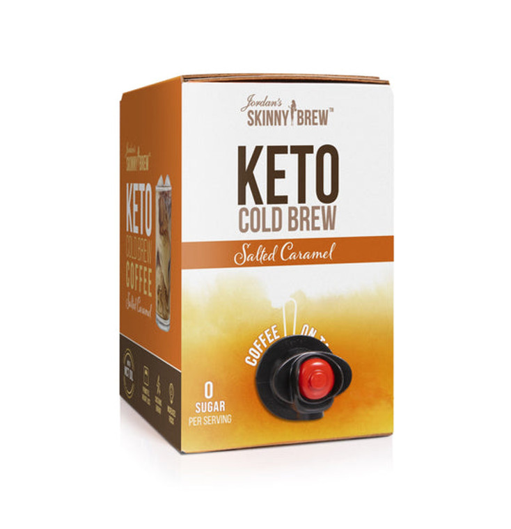 Skinny Syrup Keto Cold Brew Coffee On Tap - Salted Caramel with MCT