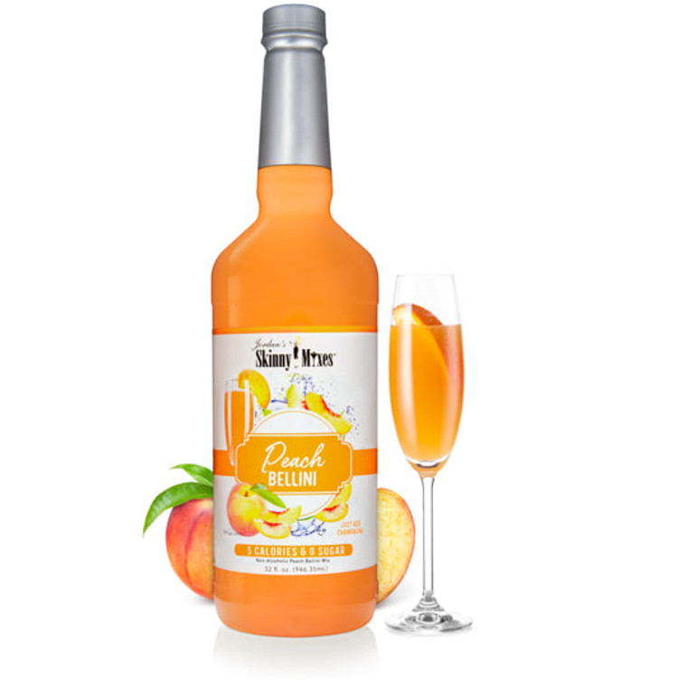 Skinny Syrup Mixes- Peach Bellini Cocktail