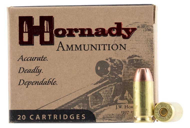 Hornady Custom 40 S&W 155 Grain Jacket Hollow Point 20 Rounds