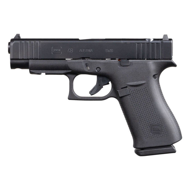 Glock G48 Compact MOS 9mm Luger 10+1 4.17" Black