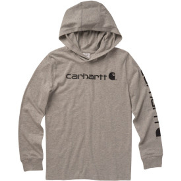 Carhartt Kids Long-Sleeve Hooded Signature Graphic T-Shirt