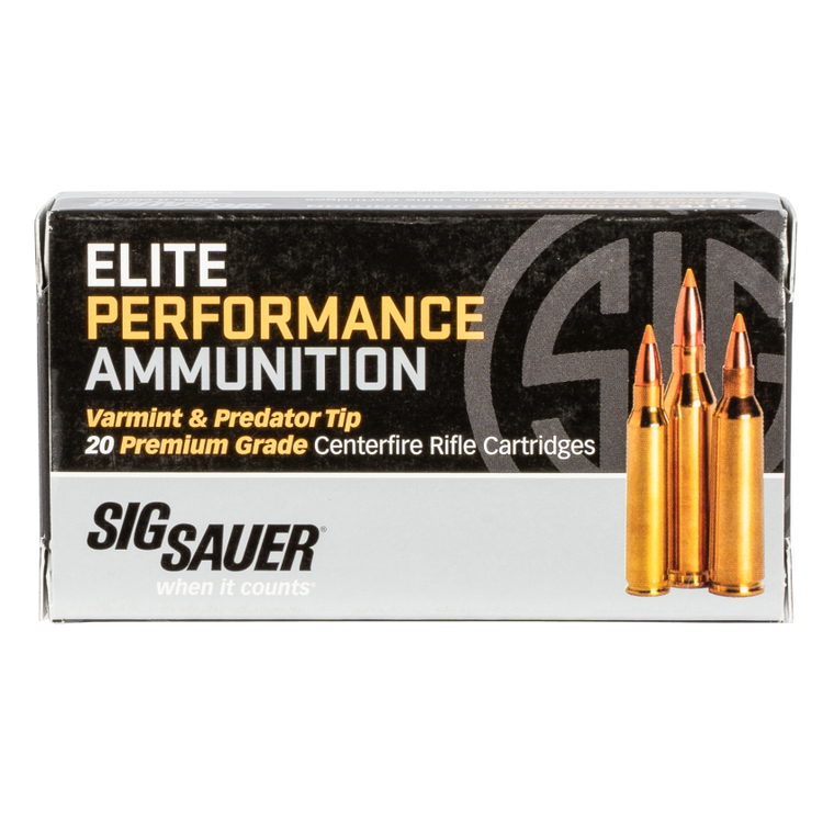 SIG Sauer Elite Performance .223 Remington Ammunition 20 Rounds 40 Grain