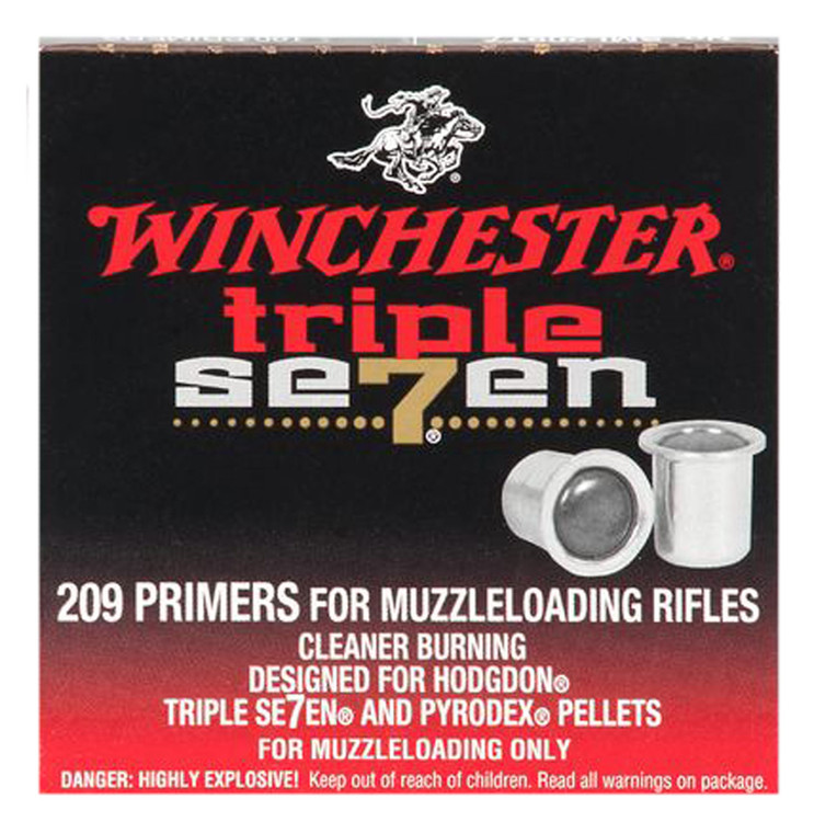 Winchester Muzzleloading  209 Triple Seven Muzzleloading Primers 100 Per Box