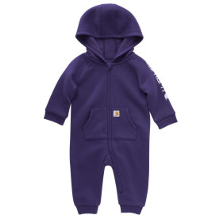 Carhartt Kids Long Sleeve Fleece Zip-Front Hooded Coverall