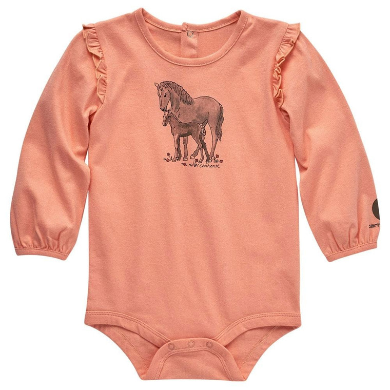 Carhartt Kids Ls Horse Family Bodysuit