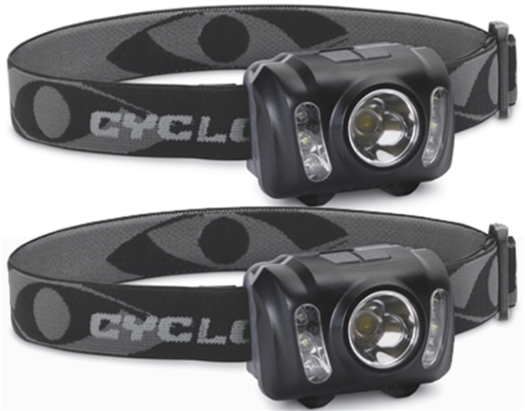 Cyclops 210 Lumen Headlamp 2 PK