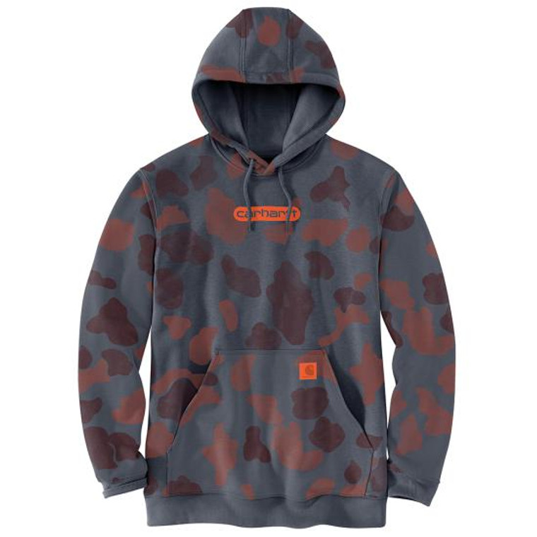 Carhartt Loose Fit Midweight Camo Logo Graphic Hoodie
