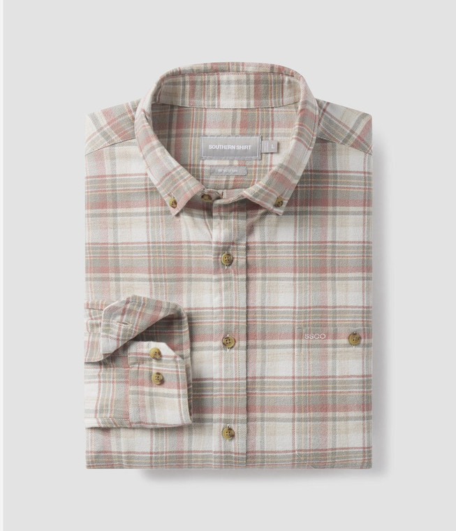 Southern Shirt Co. Redwood Flannel Ls